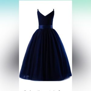 SOLD Navy Tulle Dress
